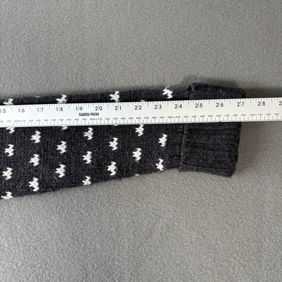 Alexandra Bartlett Womens M Full Zip Cardigan Sweater Nordic Fair Isle Cozy Knit - Picture 8 of 12